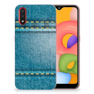 Samsung Galaxy A01 Silicone Back Cover Jeans