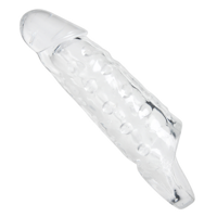 XR Brands Transparent Realistic Penis Sleeve - thumbnail