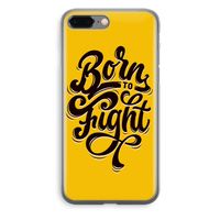 Born to Fight: iPhone 8 Plus Transparant Hoesje - thumbnail