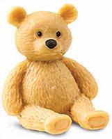 Safari speelfiguur teddybeer junior 2,5 x 2 cm bruin 192 stuks