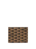 Bally portefeuille pliant à motif monogrammé - Marron