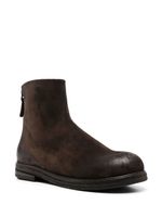 Marsèll bottines zippées en cuir - Marron