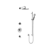 Hotbath Cobber IBS20 Regendoucheset inbouw - 35cm wandarm - 20cm ronde hoofddouche - 3 standen handdouche - glijstang - chroom IBS20CR17