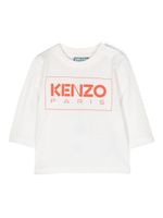 Kenzo Kids t-shirt à logo imprimé - Blanc - thumbnail