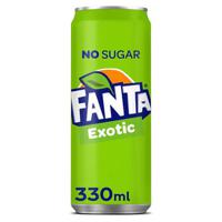 Fanta Fanta - Exotic Zero Sugar 330ml 24 Blikjes - thumbnail