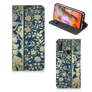 Samsung Galaxy M11 | A11 Smart Cover Beige Flowers