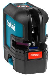 Makita SK105DZ Kruislijn laser rood Zonder accu&apos;s en lader, in doos met tas - SK105DZ