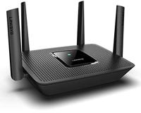 Linksys MR8300 wireless router Tri-band (2.4 GHz / 5 GHz / 5 GHz) Gigabit Ethernet Black - Linksys MR8300, Tri-band (2.4 GHz / 5 GHz / 5 GHz), Wi-Fi 5 (802.11ac), 802.11a,802.11b,802.11g,Wi-Fi 4 (802.