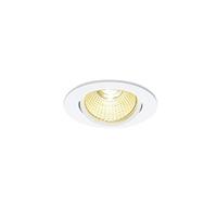 SLV plafondinbouwarmatuur NEW TRIA rond/ledspot, schijnwerper, plafondspot, plafondarmatuur, inbouwarmatuur, binnenverlichting / 1800-3000K 7,3 W 430 lm wit dimbaar 38 graden