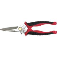 Toolcraft TO-6541344 buro- & knutselschaar Rechte knip Zwart, Rood, Roestvrijstaal