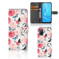 OPPO A72 | OPPO A52 Hoesje Butterfly Roses - thumbnail