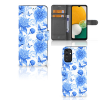 Hoesje voor Samsung Galaxy A14 5G Flowers Blue