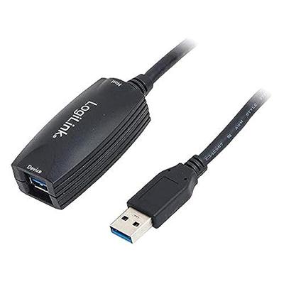 LogiLink 5.0m USB 3.0 M/F USB-kabel 5 m USB 3.2 Gen 1 (3.1 Gen 1) USB A Zwart