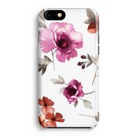 Geschilderde bloemen: Volledig Geprint iPhone 7 Plus Hoesje - thumbnail