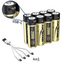 Ansmann 1312-0039 Oplaadbare AA batterij (penlite) Lithium 1800 mAh 1.5 V 8 stuk(s) - thumbnail