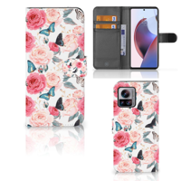 Motorola Edge 30 Ultra Hoesje Butterfly Roses