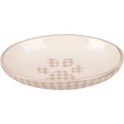 Kattenvoerbak Mylo 14 x 14 x 4 cm Flamingo Wit