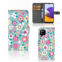 Samsung Galaxy A22 4G | M22 Hoesje Flower Power - thumbnail