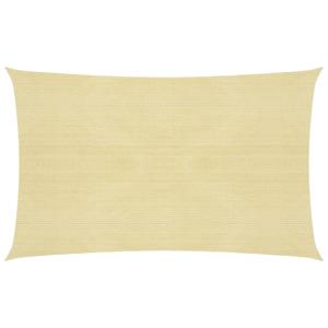 Zonnezeil 160 g/m 2,5x4,5 m HDPE beige