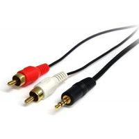 StarTech.com 90cm Stereo Audiokabel 3,5mm naar 2x RCA M/M