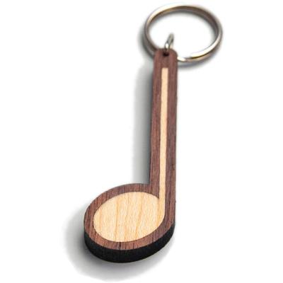 Berben BDSI-MN-N sleutelhanger muzieknoot noten/esdoorn Berben BDSI-MN-N sleutelhanger muzieknoot noten/esdoorn