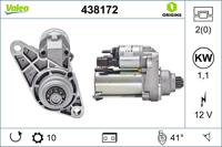 Startmotor / Starter NEW ORIGINAL PART VALEO, Spanning (Volt)12V, u.a. für Seat, VW, Skoda, Audi - thumbnail