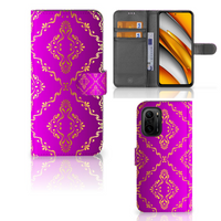 Wallet Case Poco F3 | Xiaomi Mi 11i Barok Roze - thumbnail