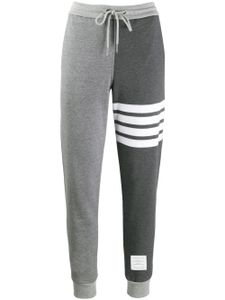 Thom Browne 4-Bar loopback track pants - Gris