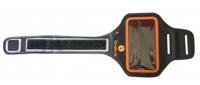 Sveltus smartphone sportarmband zwart/ oranje 5,5 inch
