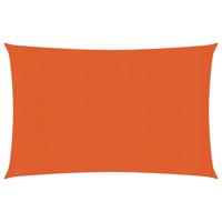 Zonnezeil 160 g/m 2,5x3,5 m HDPE oranje