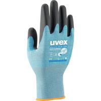 Uvex 6008410 beschermende handschoen Werkplaatshandschoenen Zwart, Blauw Koolstof, Elastaan, Polyamide - thumbnail