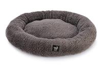 Beeztees Minus One rond kattenbed Quinty H: 6 cm ø: 40 cm donkergrijs