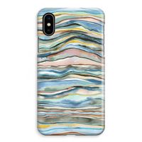 Watercolor Agate: iPhone XS Max Volledig Geprint Hoesje