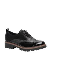 Scapino Nova veterschoenen zwart/grijs