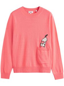 Chinti & Parker x Peanuts pull Peek Pocket - Rose