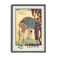 PSTR studio - Vintage George Barbier Art - La Terre