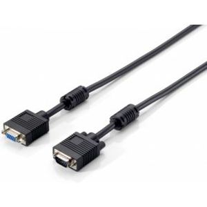 Equip 118800 VGA kabel 1 m VGA (D-Sub) Zwart