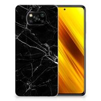 Xiaomi Poco X3 | Poco X3 Pro TPU Siliconen Hoesje Marmer Zwart - Origineel Cadeau Vader