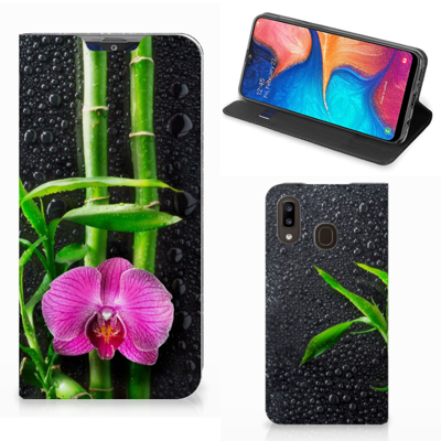 Samsung Galaxy A30 Smart Cover Orchidee