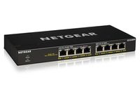 Netgear GS308PP Unmanaged Gigabit Ethernet (10/100/1000) Power over Ethernet (PoE) Zwart - thumbnail