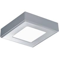 Led Plafondlamp - Plafondverlichting - Inbouw - Trion Ruo - 6w - Warm Wit 3000k - Vierkant - Mat Titaan - Kunststof