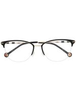 Carolina Herrera lunettes de vue à monture papillon - Noir