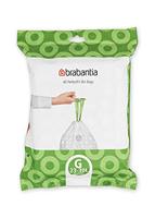 Brabantia PerfectFit Vuilniszak, Wit, Code G, 40 Stuks