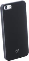 Cellular Line FITCIPHONE5BK Hard Cover incl. Display beschermfolie en microvezeldoek voor Apple iPhone 5 zwart
