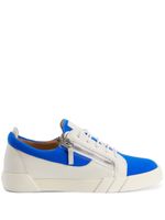 Giuseppe Zanotti baskets à design colour block - Bleu - thumbnail