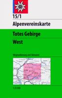 Wandelkaart 15/1 Alpenvereinskarte Totes Gebirge - West | Alpenverein - thumbnail