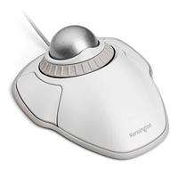 Kensington Orbit TrackBall K72500WW Ergonomische TrackBall-muis met schuifring, 40 mm bal, compatibel met Windows & macOS, voor rechts- en linkshandigen, wit