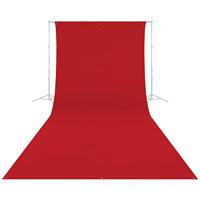 Westcott Rimpelbestendig 9 'x 20' (2,75 x 6,1 m) Achtergrond voor fotoshoots, groepsportretten en fotocabines - draagbaar en reisvriendelijk (scharlaken rood)