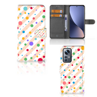 Xiaomi 12 Pro Telefoon Hoesje Dots - thumbnail