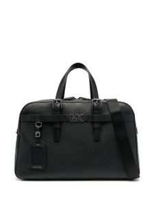 Michael Kors valise Hudson en cuir grainé - Noir